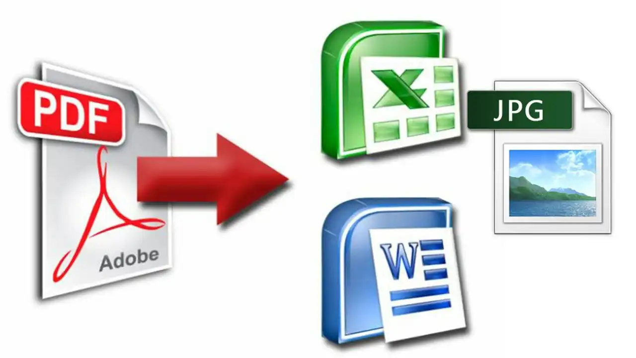 PDF to Word to Excel