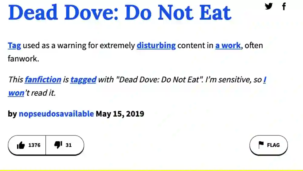 Dead dove meaning