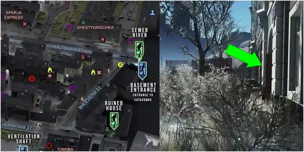 Streets of tarkov map